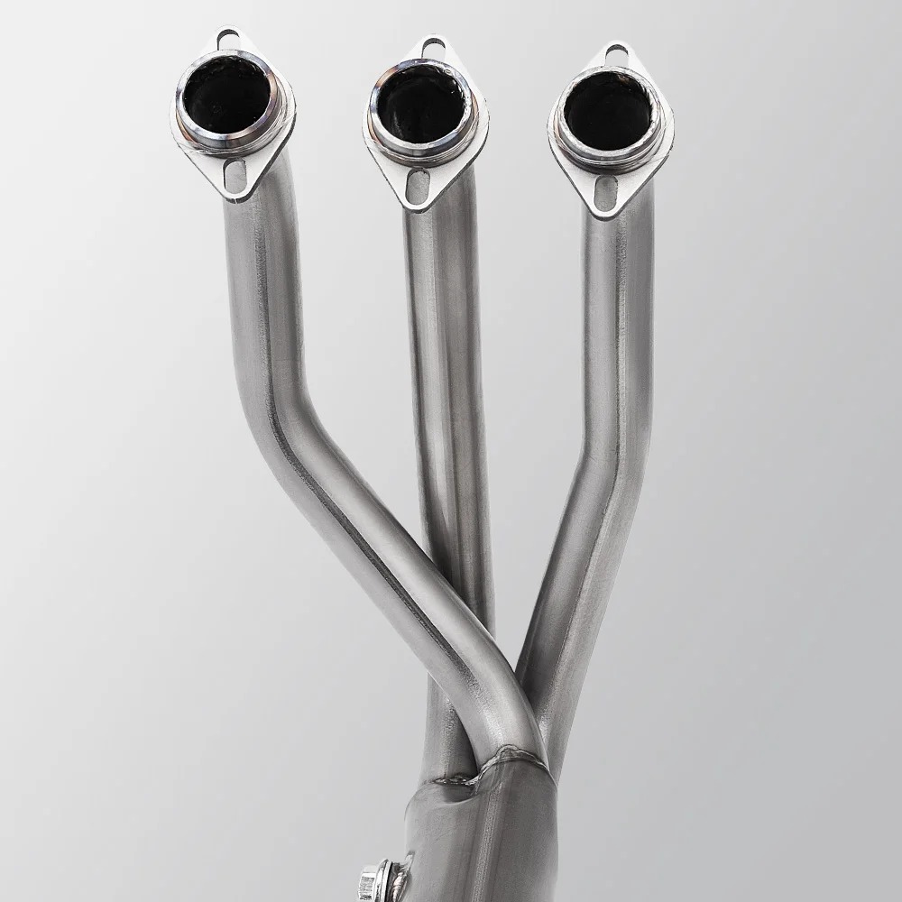 Titanium Exhaust Motorcycle Complete Exhaust System Is Used for CFMOTO 675SR-R